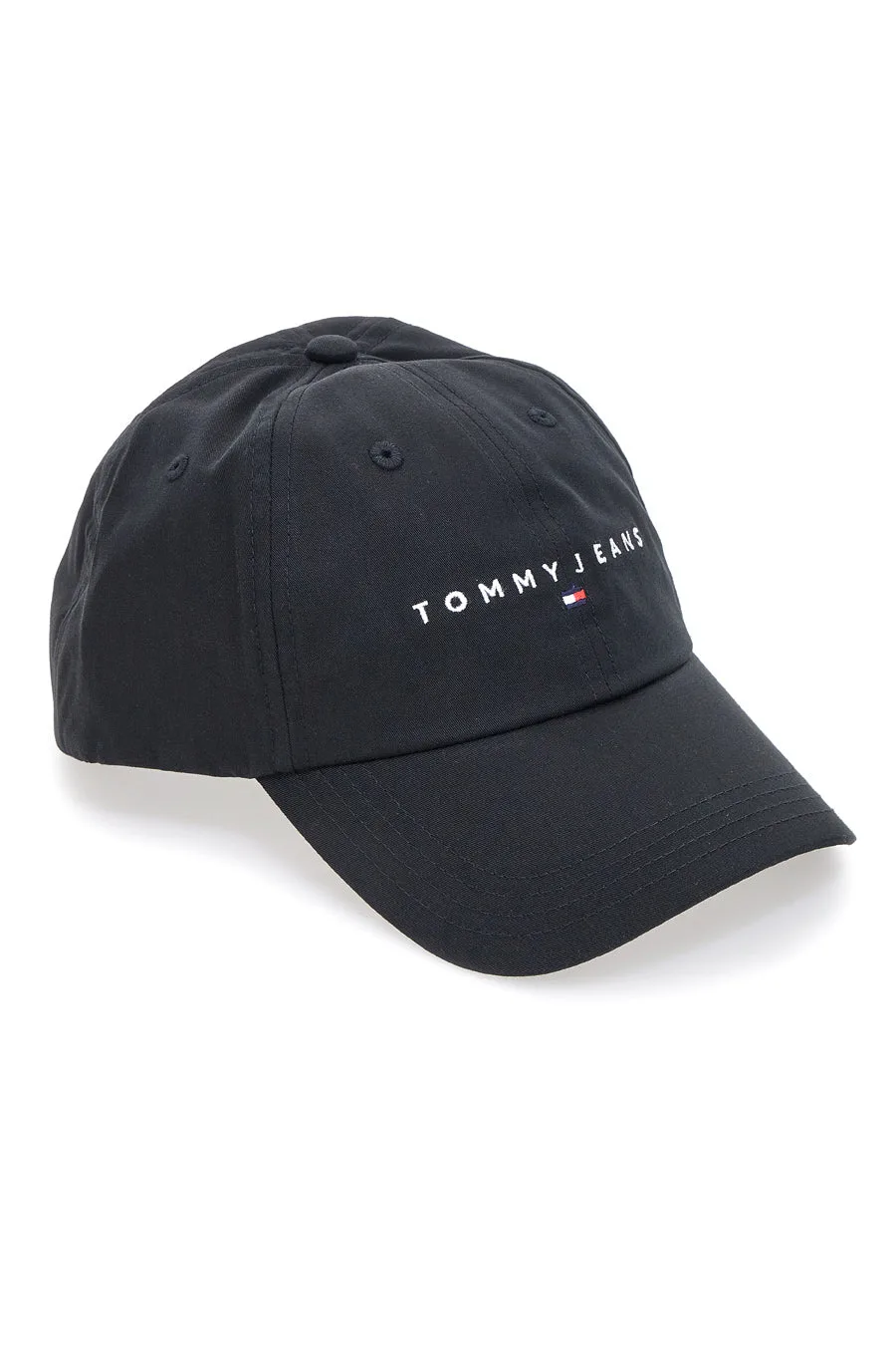 Cappello nero con logo ricamato Tommy jeans CAP - Tommy hilfiger - FashionsVida