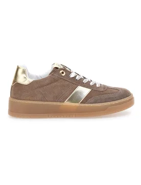 Sneakers marroni e platino in pelle con dettagli oro Grace Made in Italy 38 - PITTARELLO CAPSULE - FashionsVida