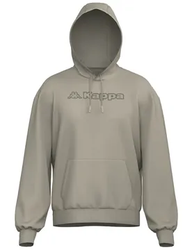 Felpa Con Cappuccio Femmo Beige Fog M