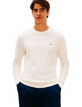 Pull Seasonal Structure Ivory Petal M - Tommy hilfiger - FashionsVida