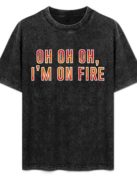 I am on fire T-Shirt Soft Basic Cotton Short Sleeve Tee - Aliexpress - FashionsVida