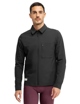 Maglietta A Maniche Lunghe Stoneway Black - Siroko - FashionsVida