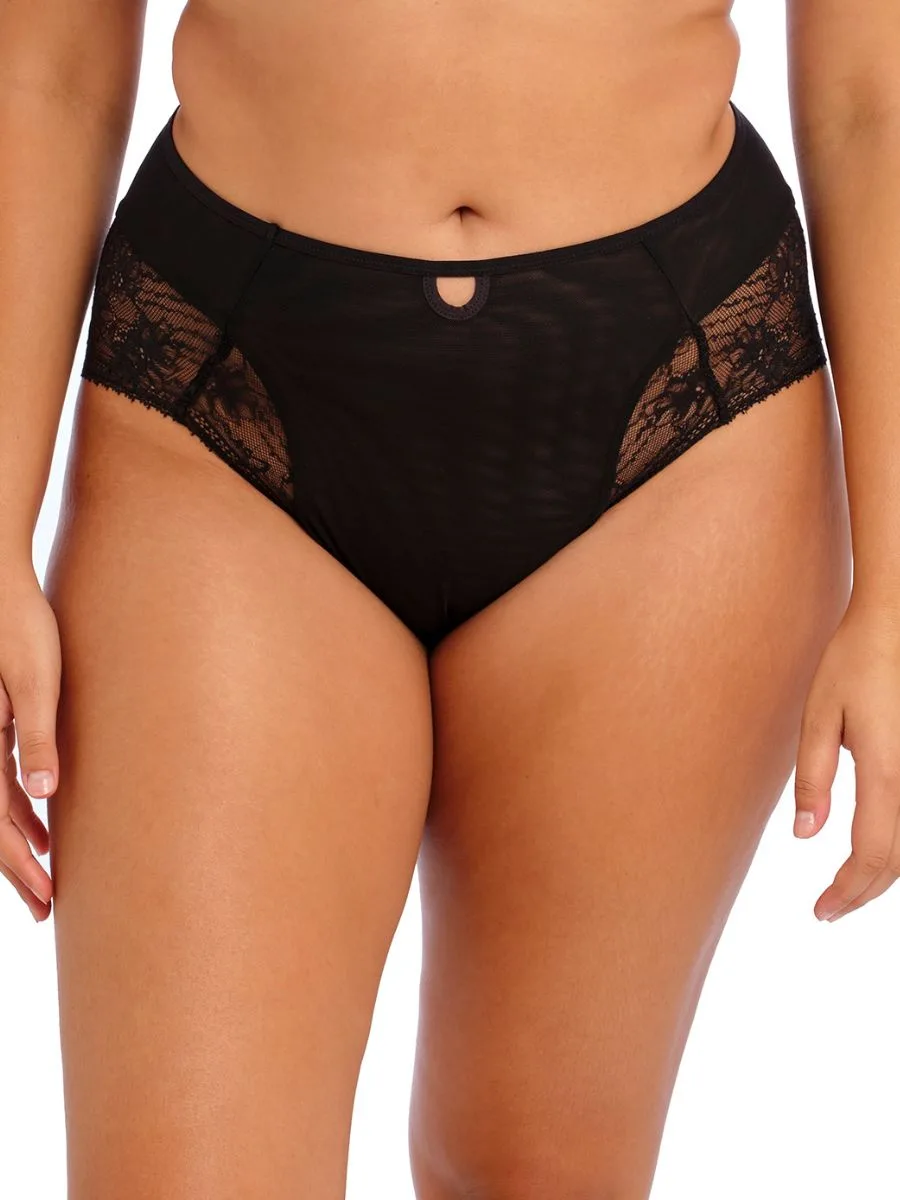 Womens Kendra Full Brief - Black Elastane - Size X-Large - Elomi - FashionsVida