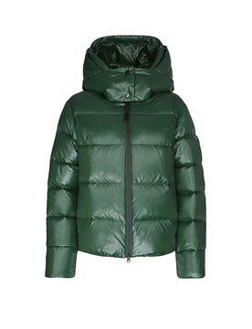 Chaqueta acolchada de plumas KENID verde oscuro 40