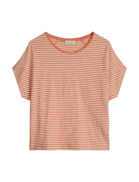 Gestreiftes T-Shirt regular female - L - FashionsVida