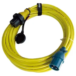 Cee Ip44 H07bq-f Ground Connection Cable 3g 15 M 16a Yellow One Size unisex