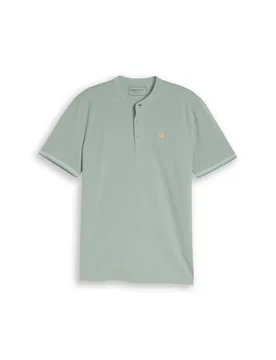 Stand up collar two tone polo male - M - FashionsVida