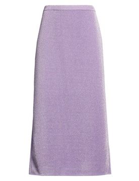 Falda midi Mujer Lila 38,40,42 Mujer