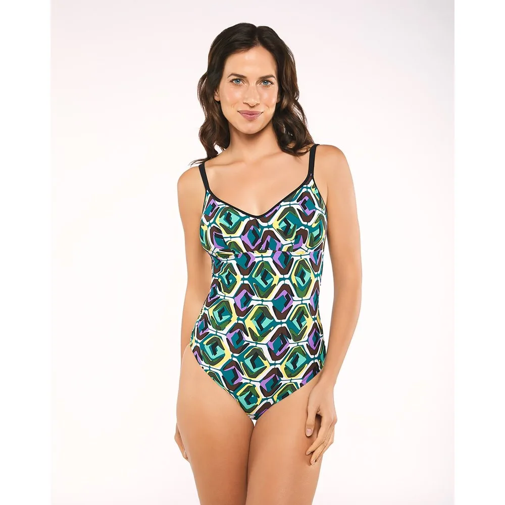 Bañador de mujer katia basicio foam espalda escotad - Onades - FashionsVida