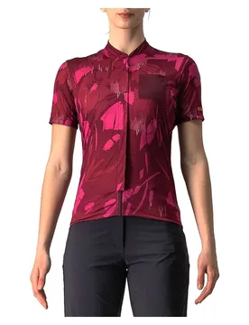 Maglia A Maniche Corte Unltd Sentiero Barbaresco Red - Castelli - FashionsVida