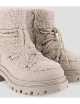 Botines de mujer estilo esquimal con borrego - Blogger - FashionsVida