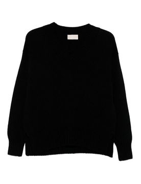Maglione con scollo a V a maniche lunghe