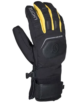 Gants Baki Black / Yellow 10 - Lhotse - FashionsVida