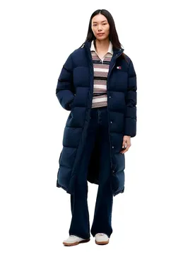 Giacca Imbottita Alaska Long Dark Blue XS