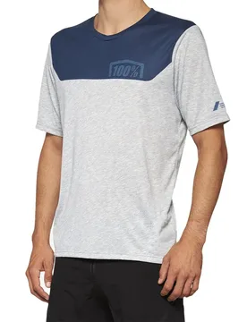 Maglia Da Enduro A Maniche Corte Airmatic Grey / Midnight - 100percent - FashionsVida