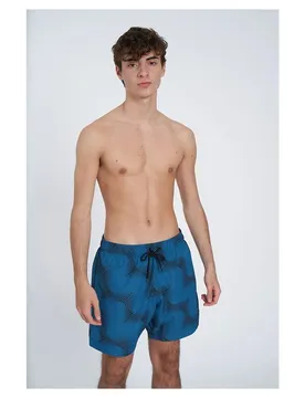 Pantaloncino Da Bagno Printed Turkish Tile Diego XS