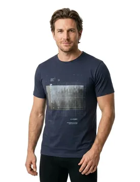 T-shirt à Manches Courtes Alps Maverick Mood Indigo S - Atomic - FashionsVida