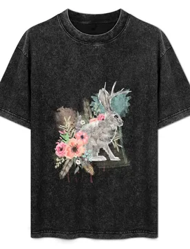 Jackalope T-Shirt Casual Breathable Short Sleeve Top - Aliexpress - FashionsVida