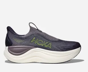Men's Skyward Laceless Recovery Shoes in Squid Ink/Neon Yuzu, Size 8