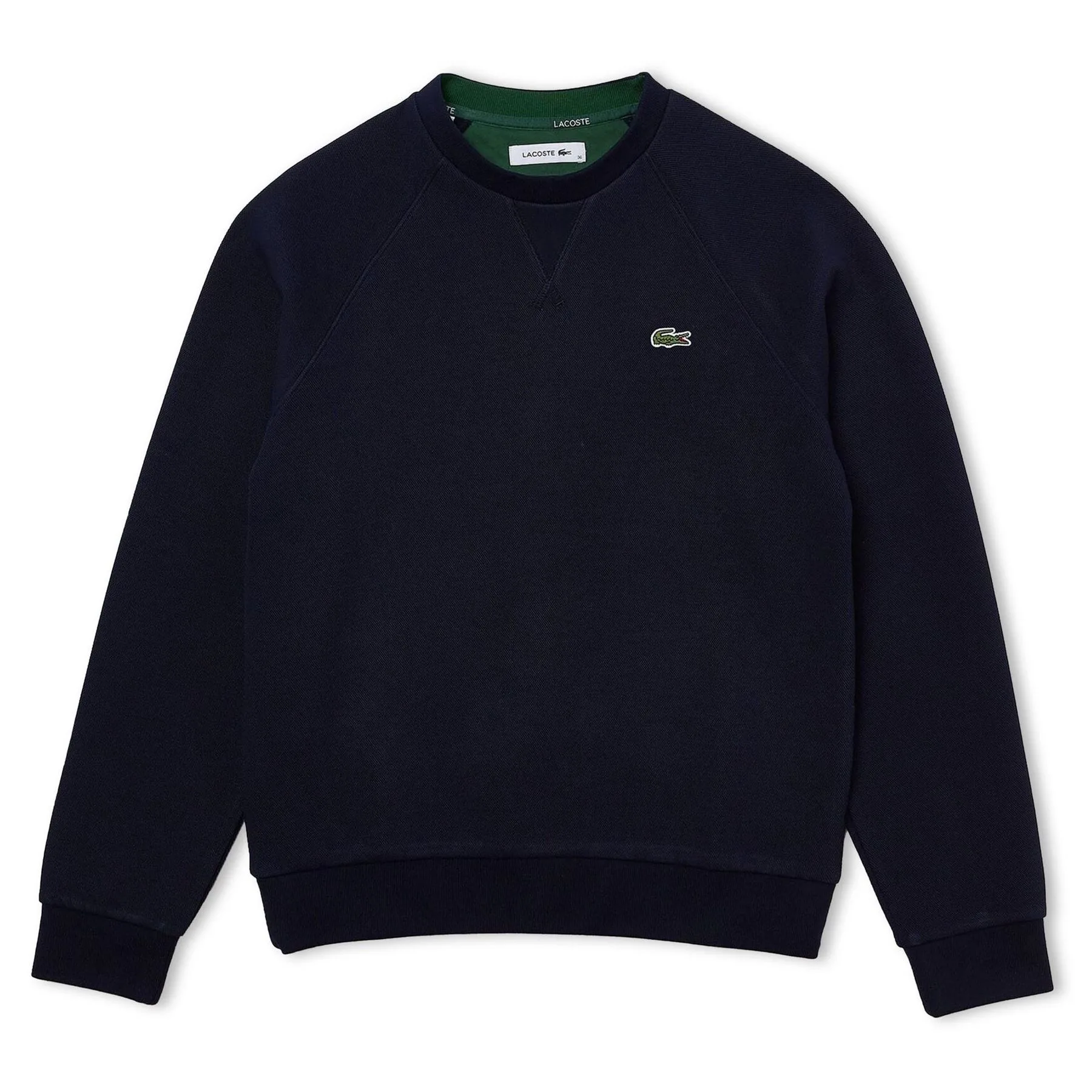 Womens Sweatshirt In Navy - Size 8 Uk - Lacoste - FashionsVida