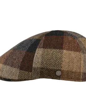 Dalcott Virgin Wool Flat Cap by - brown - Herren - Size: M (56-57 cm) - Lierys - FashionsVida