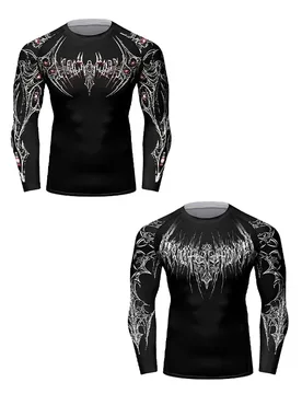 Cody Lundin Black series Boxing MMA BJJ Grappling Blouse Men's quickly dry Jiu-Jitsu Muay Thai Training Long Sleeve Shirt - Aliexpress - FashionsVida