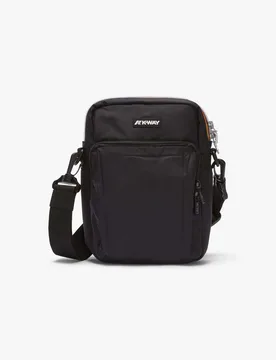 Borsetta a tracolla Erloy nera in nylon ripstop - K-way - FashionsVida