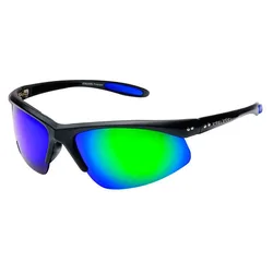 Crossfire Polarized Sunglasses Black Blue/CAT3 Men,Women