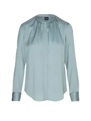 Blusa de seda BANORAH azul 36