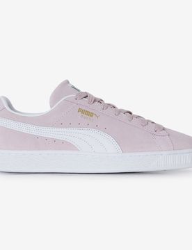 Suede Classic rose/blanc 40