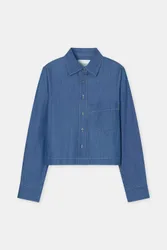 XS Cropped classic shirt female