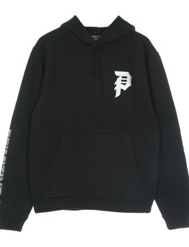 Felpa Cappuccio Uomo Doom Hood Black