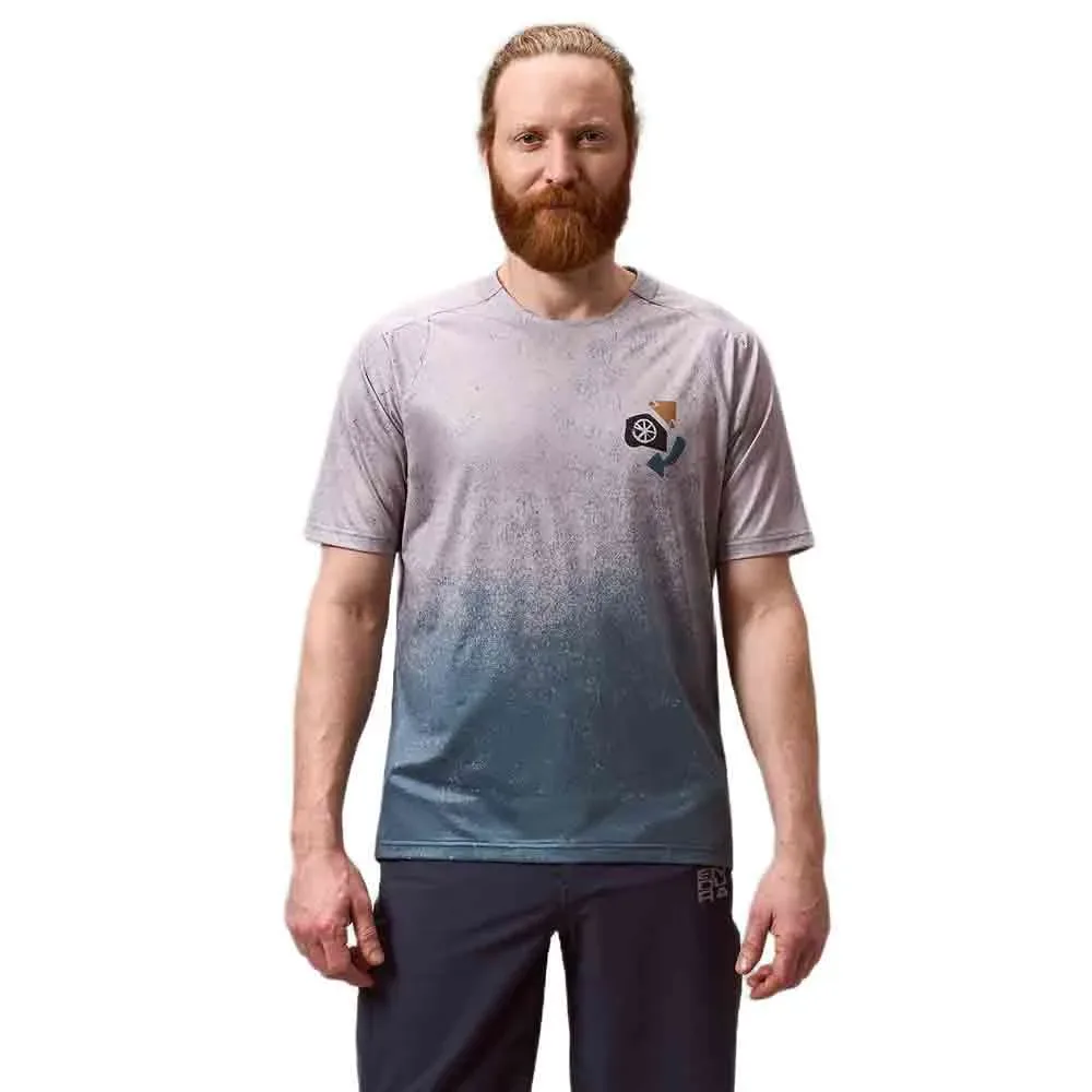 Maglia Da Enduro A Maniche Corte Singletrack Print Titanium - Endura - FashionsVida