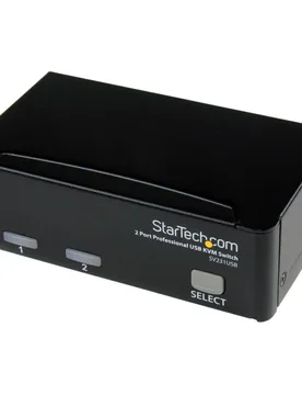 Kit De Commutation Kvm Usb 2 Ports Avec Câbles Black One Size unisex - StarTech - FashionsVida