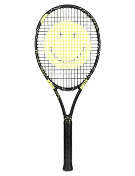 Beast 280 Smiley Edition Unstrung Tennis Racket Black / Yellow 2 - Prince - FashionsVida