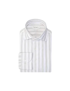 Profuomo Camisa de lino verde 41 - Profuomo - FashionsVida