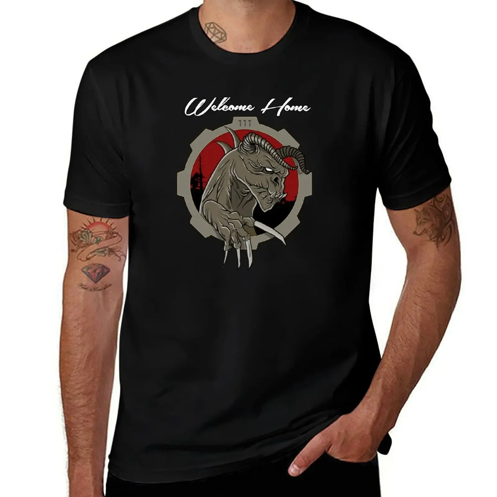 Deathclaw T-Shirt Heavy Duty Casual Work Tee - Aliexpress - FashionsVida