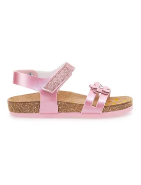 Sandali Rosa con Fiorellino Glitter 257005 33 - PITTARELLO BIO - FashionsVida