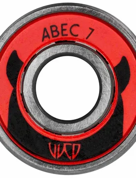 Roulement Abec 7 Carbon Pro Silver / Red / Black One Size unisex - Wicked Hardware - FashionsVida