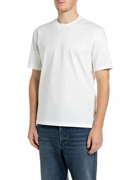 Maglietta A Maniche Corte M12bh.000.722mw Natural White 3XL - Replay - FashionsVida