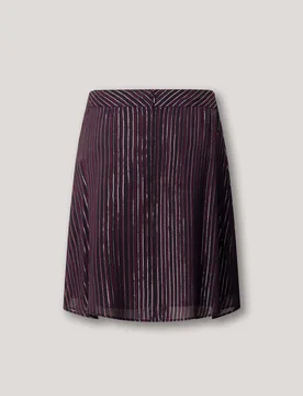 W11 - falda corta de mujer de rayas - Pepe Jeans - FashionsVida