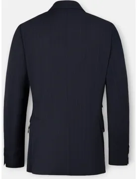 Americana traje raya diplomatica de hombre - Silbon - FashionsVida