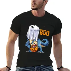 Ghost Dinosaur T rex Funny Boo Halloween Gifts Men Pumpkin T-Shirt t shirts designer T-Shirt