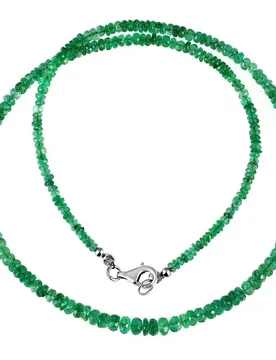 Natural Beryl Emerald Necklace Faceted Round 2-4mmBeads 17-26Inch Strand - Aliexpress - FashionsVida