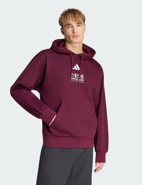 FELPA CON CAPPUCCIO ESSENTIALS IN TESSUTO FELPATO INEOS GRENADIERS M Maroon
