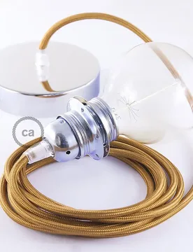 Cables Lampe Suspendue Pendel Pour Abat-jour Rm22 Diy 50 Cm Whiskey / Chrome Plated One Size - Creative - FashionsVida