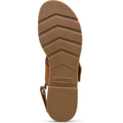 Sandalias de tiras de mujer de piel