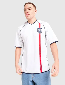 England '02 Home Retro Shirt Herren - Herren, Weiss - male - Size: XS - Score Draw - FashionsVida