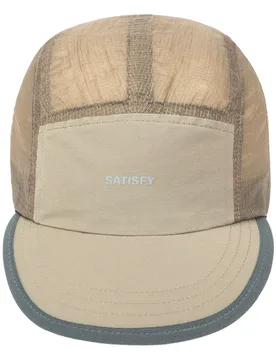 Casquette de trail résistante - Rippy Trail Cap Shitake en Nylon - Marron - Satisfy - FashionsVida