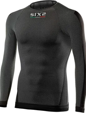 Maglia Intima Maniche Lunghe TS2 Black Carbon taglia XS/S - Sixs - FashionsVida